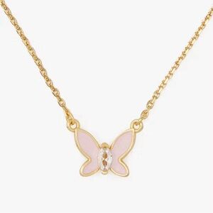KATE SPADE Social Butterfly Mini Pendant Necklace